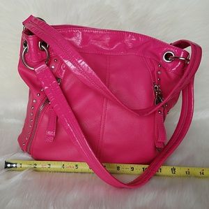Kathy Van Zeeland pink handbag